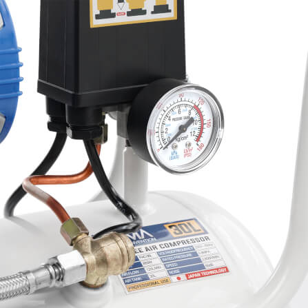 ปั๊มลม OIL FREE TOMA JAPAN รุ่น FAC-30L 30 ลิตร 850 วัตต์_5